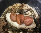 鶏肉と梅と塩昆布の炊き込みごはん作り方4写真