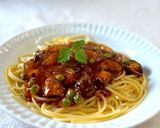 ズボラな茄子とチーズのミートソーススパ作り方6写真