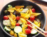 夏野菜のデリ風ツナトマトガーリックマリネ作り方7写真