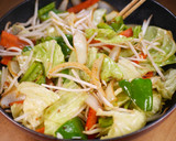 豚の味噌みりん漬け焼きの♪肉野菜炒め🤩🍚作り方4写真
