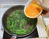 ニラと卵の炒め物作り方3写真