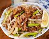 究極のたれ🏆牛肉とにんにくの芽のスタミナ炒め🤩🍻作り方10写真