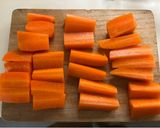 レンチン！色どりの脇役に人参グラッセ作り方1写真