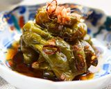 食材ひとつ常備菜〜丸ごとピーマンの甘辛煮作り方2写真