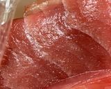 簡単　マグロとほうれん草の炒め物作り方1写真