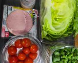 レタスとかいわれのサラダ作り方1写真