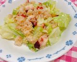 タコとキャベツのバター炒めご飯作り方5写真