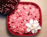 ふわりと香るクチナシお赤飯 色はビーツ作り方1写真