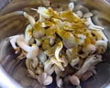 カレー香る♪しめじとふんわり卵の炒めもの作り方3写真