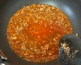 【簡単夕食】とろとろナスの麻婆茄子作り方5写真