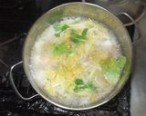 卵スープ♪簡単鶏がらスープ白菜ツナ缶作り方8写真