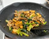 厚揚げと豚肉のオイスターソース炒め♡作り方5写真