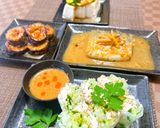 バンバンジー風生春巻き作り方12写真