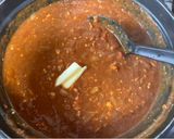 煮込み時間３分！バターチキン風キーマカレー🍛作り方4写真