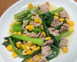 小松菜の野菜炒め作り方5写真