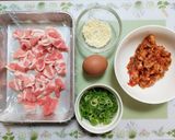 時短簡単今夜の夕飯・昼食！韓国豚キムチチャーハン作り方1写真