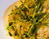 豆苗＆きなこのドレッシングチャーハン作り方3写真