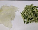 ブリの照り焼きアレンジ　野菜のマリネ添え作り方2写真