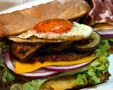 バケットのクロックマダム風茄子バーガー作り方18写真