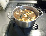 玉ねぎとわかめと豆腐のお味噌汁作り方3写真