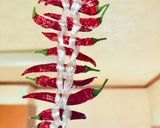 赤唐辛子🌶️は、排水口ネットde冷蔵庫乾燥が1番❣️作り方1写真