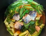 鯖と小松菜の甘煮作り方3写真