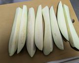 今夜の夕飯ナスと大葉の豚バラ巻き作り方1写真