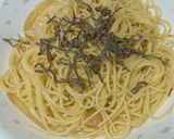 塩昆布と玉ねぎとクリームチーズのパスタ作り方5写真
