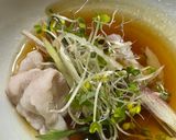 たっぷり薬味でサッパリめんつゆ豚しゃぶ作り方3写真