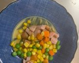 レンジ簡単味噌焼きそば味オムライス弁当作り方3写真