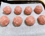 肉団子と野菜の甘酢あんかけ作り方1写真