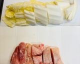 白菜と鶏肉のさっと汁作り方2写真