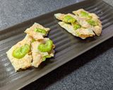 レンジで！おつまみ♡そら豆チーズせんべい作り方5写真