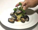クレソンの和風ボンゴレ･柚子胡椒風味作り方16写真