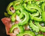 豚肉の生姜焼き風ゴーヤーチャンプルー作り方3写真