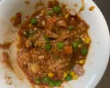 レンジシーフードレモン風味オムライス弁当作り方6写真