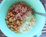 ひよこ豆と早茹でパスタのツナマヨサラダ作り方6写真