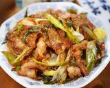 豚肉とトロねぎの♪おかかポン酢炒め😋🍚作り方8写真