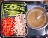 夏を楽しむ😋うま辛バンバンジーそうめん✨作り方1写真