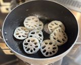 わさびふりかけで！蓮根のわさびバター作り方5写真