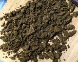 手作り醤油の搾りかす入りチャーハン・炒飯作り方1写真