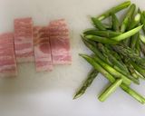 お弁当に♪アスパラ卵マヨ炒め作り方1写真