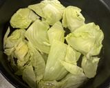 茹キャベツのニンニクネギ辛中華ソースかけ作り方1写真
