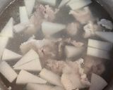 豚バラ肉と大根＆葉っぱ入りお味噌汁作り方5写真