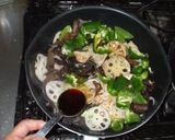 蓮根ピリ辛炒め♪簡単レシピ豚肉キクラゲ作り方7写真