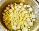 梅✖️柚子胡椒のトロ茄子サーモン冷製パスタ作り方9写真