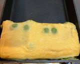 春の味！グリーンピースの厚焼き玉子🫛作り方4写真
