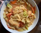 お一人様醤油ラーメン簡単酸辣湯麺風隠し味作り方3写真