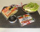 彼氏が作る「カニカマとツナの蒸焼きそば」作り方1写真