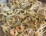 #USA在住 ジェノベーゼパスタ作り方6写真